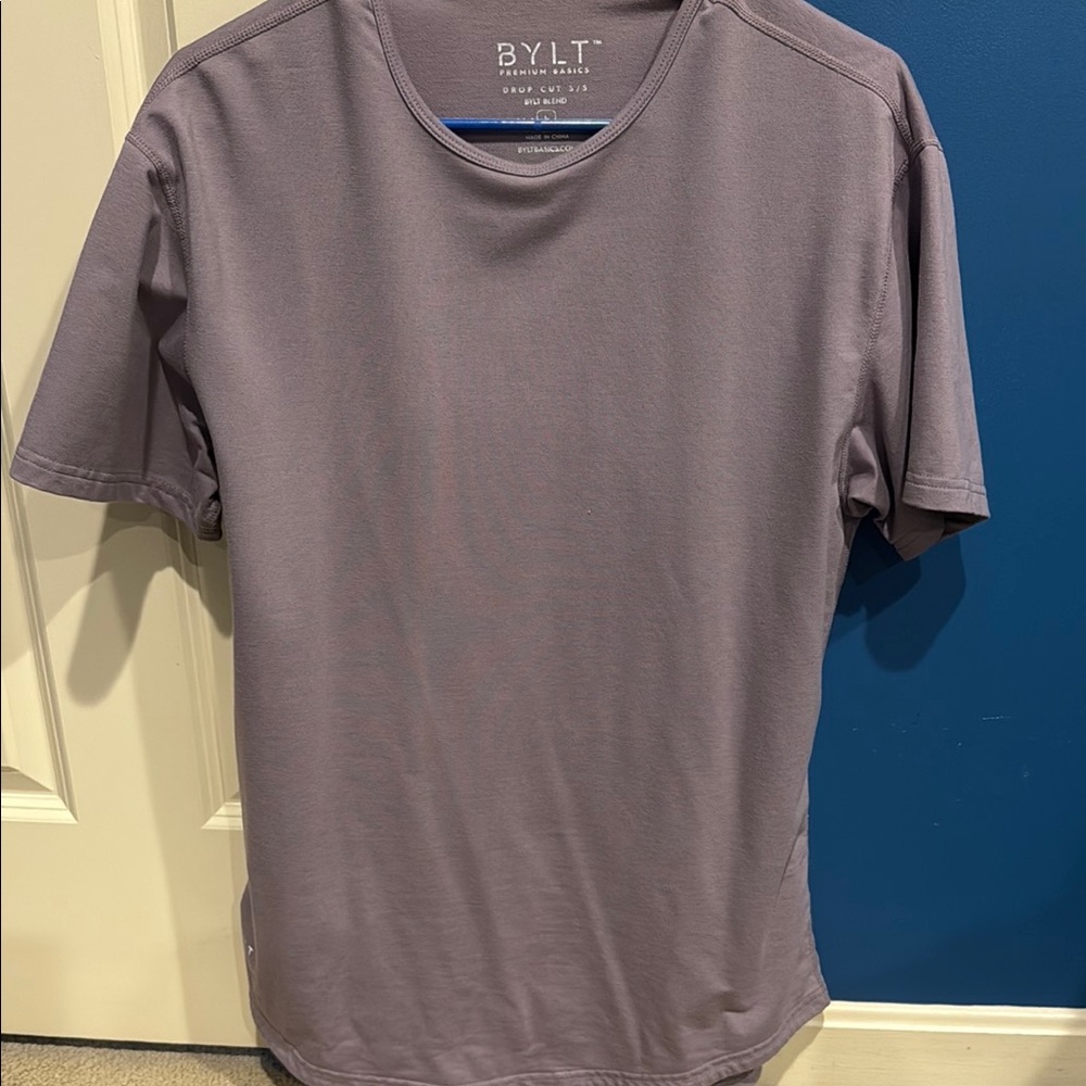 BYLT Basics Curved Hem Short Sleeve Tee